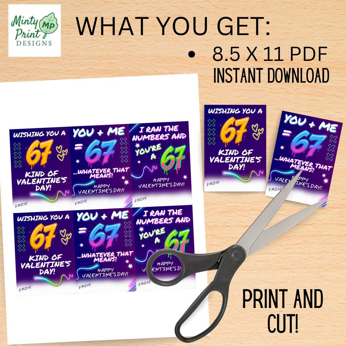 Trendy teen slang 67 Valentine printables for kids