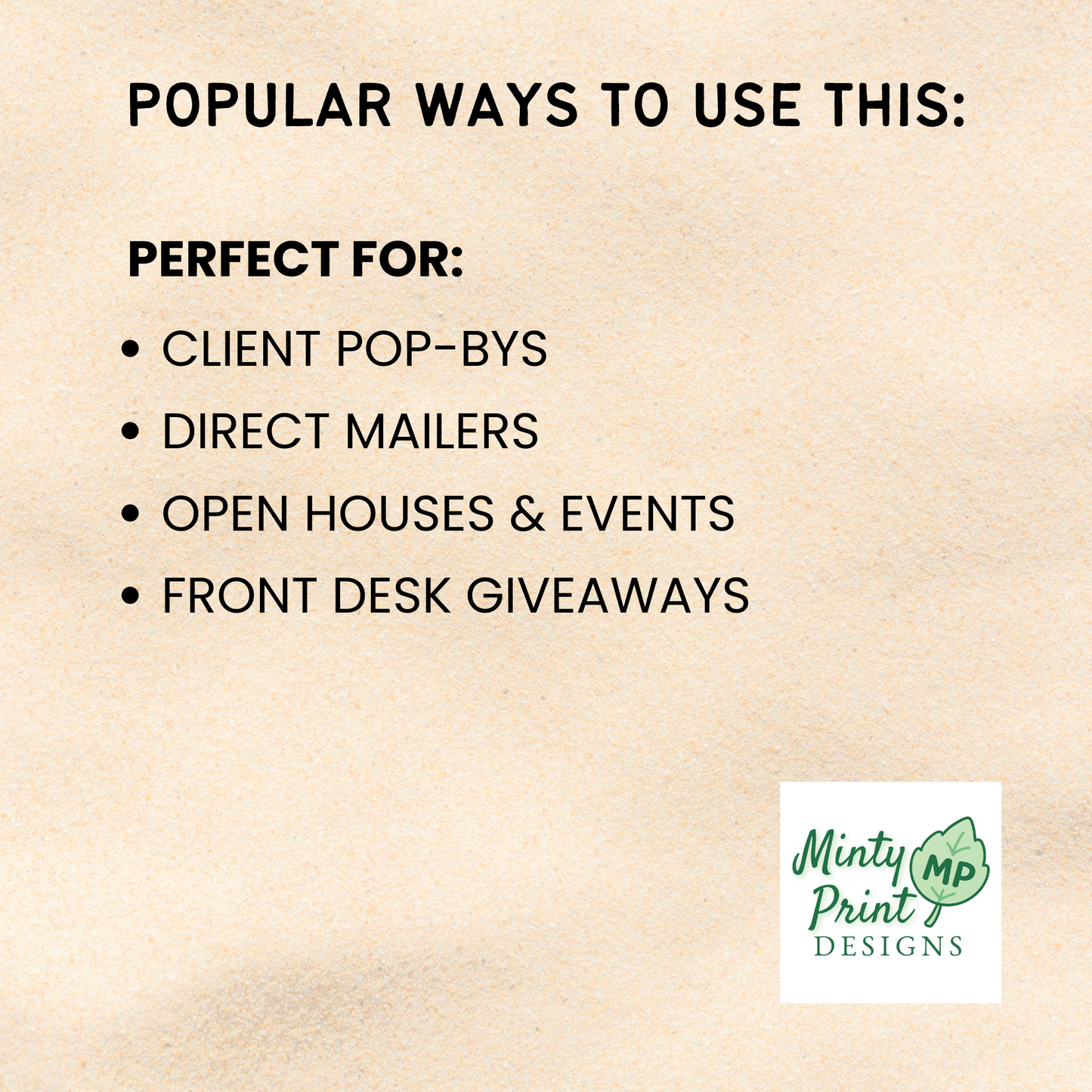 Beach postcard template with reverse side mailing options